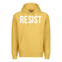 Antique Gold resist mens Premium Hoodie - linhVisuals