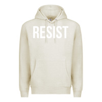 Oatmeal Heather resist mens Premium Hoodie - linhVisuals