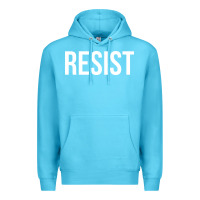 Ocean Blue resist mens Premium Hoodie - linhVisuals