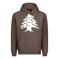 Coffee retro lebanon cedar lebanese Premium Hoodie - linhVisuals