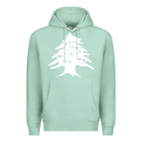 Seafoam retro lebanon cedar lebanese Premium Hoodie - linhVisuals