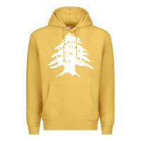 Antique Gold retro lebanon cedar lebanese Premium Hoodie - linhVisuals