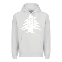 Dove Grey retro lebanon cedar lebanese Premium Hoodie - linhVisuals