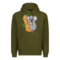 Army Green kids cute koala bear   for children kids koala bear Premium Hoodie - linhVisuals