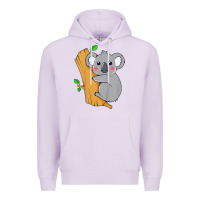 Lilac kids cute koala bear   for children kids koala bear Premium Hoodie - linhVisuals