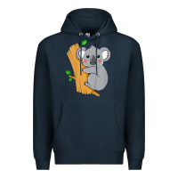 Navy kids cute koala bear   for children kids koala bear Premium Hoodie - linhVisuals