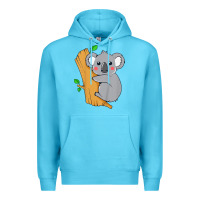 Ocean Blue kids cute koala bear   for children kids koala bear Premium Hoodie - linhVisuals