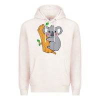 Pale Pink kids cute koala bear   for children kids koala bear Premium Hoodie - linhVisuals