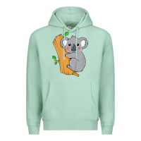 Seafoam kids cute koala bear   for children kids koala bear Premium Hoodie - linhVisuals
