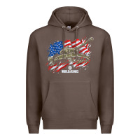 Coffee world of tanks veterans day collection (t26e3 eagle 7) t shirt Premium Hoodie - linhVisuals