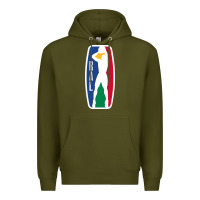 Army Green basketball africa league Premium Hoodie - linhVisuals