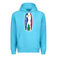 Ocean Blue basketball africa league Premium Hoodie - linhVisuals