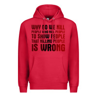 Cardinal why do we kill people who kill people to show that killing people Premium Hoodie - linhVisuals
