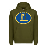 Army Green Loyola Blakefield Premium Hoodie - linhVisuals