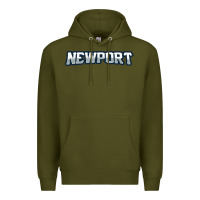 Army Green Newport School Premium Hoodie - linhVisuals