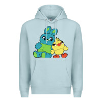 Blue Mist bunny and ducky Premium Hoodie - linhVisuals