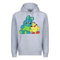 Heather Grey bunny and ducky Premium Hoodie - linhVisuals