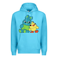 Ocean Blue bunny and ducky Premium Hoodie - linhVisuals