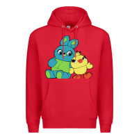 Red bunny and ducky Premium Hoodie - linhVisuals