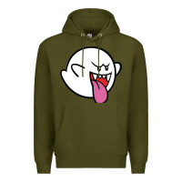 Army Green boo Premium Hoodie - linhVisuals