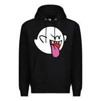 Black boo Premium Hoodie - linhVisuals