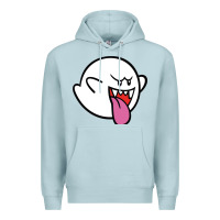 Blue Mist boo Premium Hoodie - linhVisuals