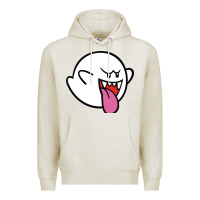 Oatmeal Heather boo Premium Hoodie - linhVisuals