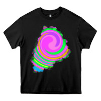 Black tie dye patch Heavy Core Tee - RanaPortraitStore