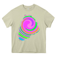 Mossy tie dye patch Heavy Core Tee - RanaPortraitStore