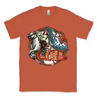 Copper All American Girl Classic Tee - FaDigitalArtStudio