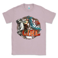 Lilac All American Girl Classic Tee - FaDigitalArtStudio