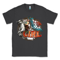 Smoke All American Girl Classic Tee - FaDigitalArtStudio