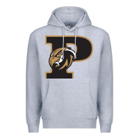 Heather Grey poolesville high school Premium Hoodie - linhVisuals
