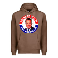 Chestnut richard nixon president usa vote election campaign t shirt Premium Hoodie - linhVisuals
