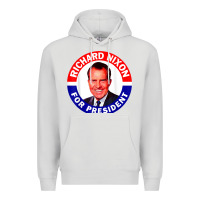 Dove Grey richard nixon president usa vote election campaign t shirt Premium Hoodie - linhVisuals