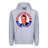 Heather Grey richard nixon president usa vote election campaign t shirt Premium Hoodie - linhVisuals