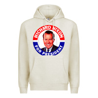 Oatmeal Heather richard nixon president usa vote election campaign t shirt Premium Hoodie - linhVisuals