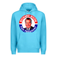 Ocean Blue richard nixon president usa vote election campaign t shirt Premium Hoodie - linhVisuals