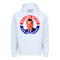 White richard nixon president usa vote election campaign t shirt Premium Hoodie - linhVisuals