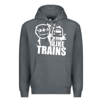 Rock i like trains Premium Hoodie - linhVisuals