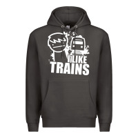 Smoke i like trains Premium Hoodie - linhVisuals
