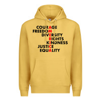 Antique Gold anti trump resist Premium Hoodie - linhVisuals