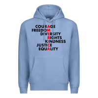 Colony Blue anti trump resist Premium Hoodie - linhVisuals