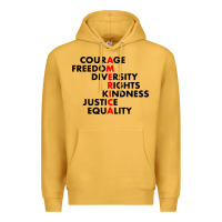 Mustard anti trump resist Premium Hoodie - linhVisuals