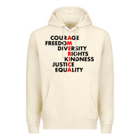 Sandshell anti trump resist Premium Hoodie - linhVisuals