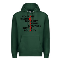 Sports Green anti trump resist Premium Hoodie - linhVisuals