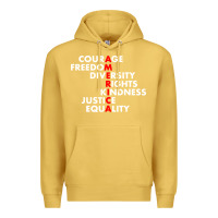 Antique Gold anti trump resist Premium Hoodie - linhVisuals