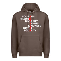 Coffee anti trump resist Premium Hoodie - linhVisuals