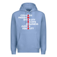 Colony Blue anti trump resist Premium Hoodie - linhVisuals