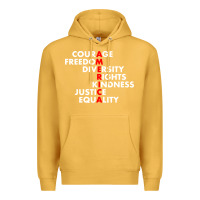 Mustard anti trump resist Premium Hoodie - linhVisuals